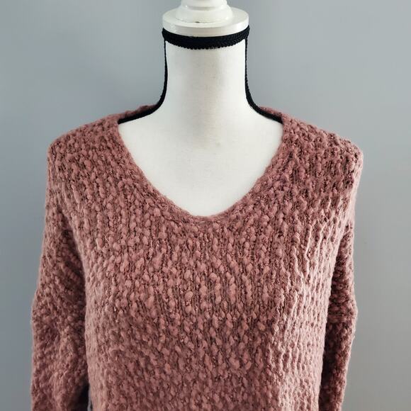 Dreamers Cozy Oversize Pink Sweater M/L - Picture 3 of 9